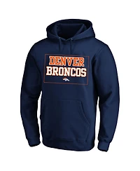 Fanatics Men's Navy Denver Broncos Big Tall Fleece Hoodie