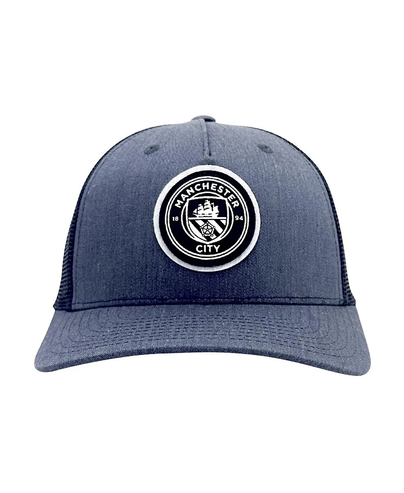 1863FC Men's Navy Manchester City Badge Nightshift Adjustable Hat