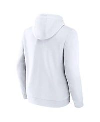 Fanatics Men's White Suny Brockport Golden Eagles Primary Logo Pullover Hoodie