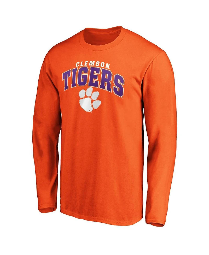 Fanatics Men's Orange Clemson Tigers Steady Long Sleeve T-Shirt