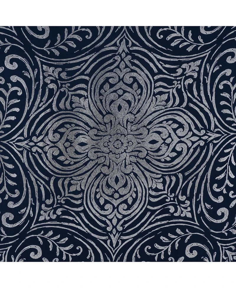 Rt Designer Collection Helena Halo Foil Blackout Luxurious Decorative Curtain Panel