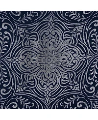 Rt Designer Collection Helena Halo Foil Blackout Luxurious Decorative Curtain Panel