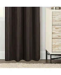 Rt Designer Collection Gibson Luxurious Decorative Grommet Curtain Panel 54" x 90" Chocolate