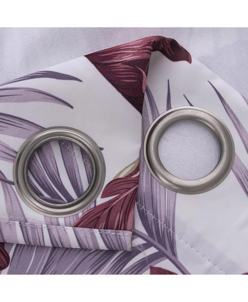 Rt Designer Collection Brazil Printed Blackout Luxurious Decorative Grommet Curtain Panel 54" x 90