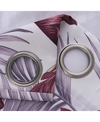 Rt Designer Collection Brazil Printed Blackout Luxurious Decorative Grommet Curtain Panel 54" x 90