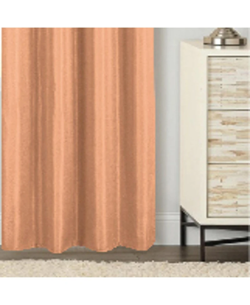 Rt Designer Collection Gibson Luxurious Decorative Grommet Peach Curtain Panel