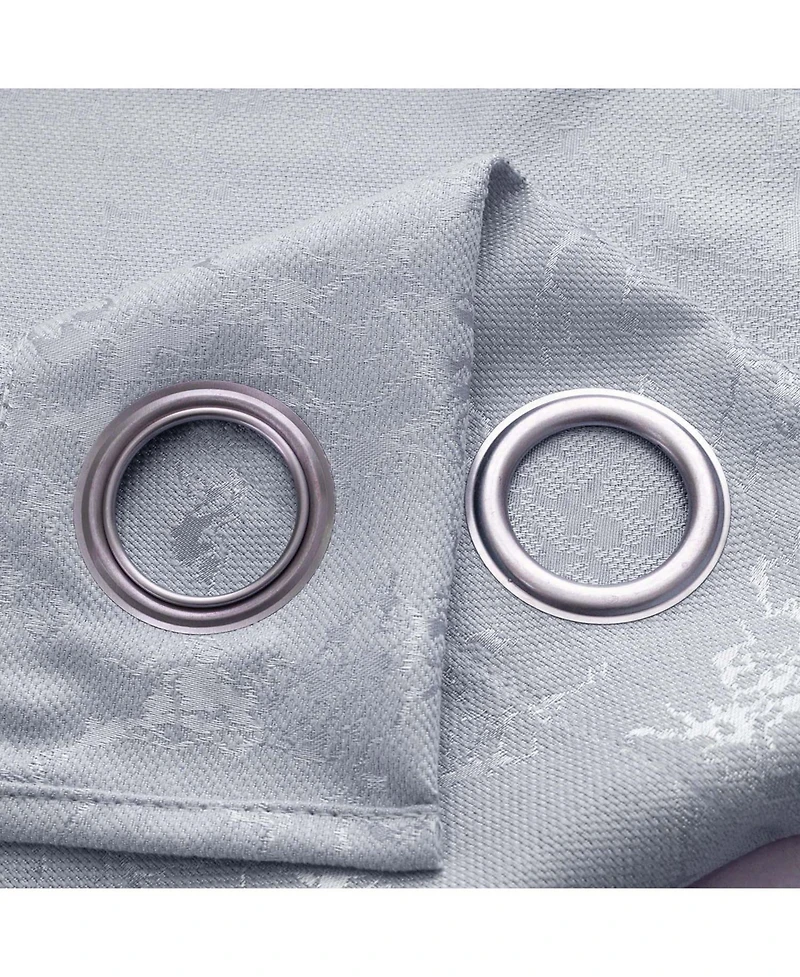 Rt Designer Collection Calypso Shimmer Jacquard Curtain Panel Pair