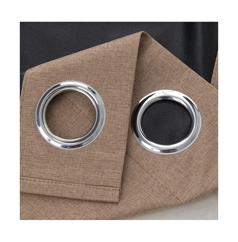 Rt Designers Collection Cabana Two Pack Premium Grommet Curtain Panel 54" x 84" Taupe