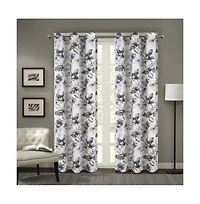 Rt Designers Collection Eden Printed Blackout Curtain Panel