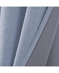 Rt Designers Collection Boden 100% Blackout Grommet Curtain Panel 54" x 90" Sky Blue