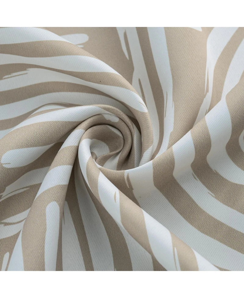 Rt Designer Collection Ashton Printed Blackout Luxurious Decorative Grommet Curtain Panel