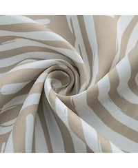 Rt Designer Collection Ashton Printed Blackout Luxurious Decorative Grommet Curtain Panel