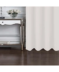 Rt Designer Collection Cindy Textured 2 Pack Grommet Curtain Panel 36" x 84" White