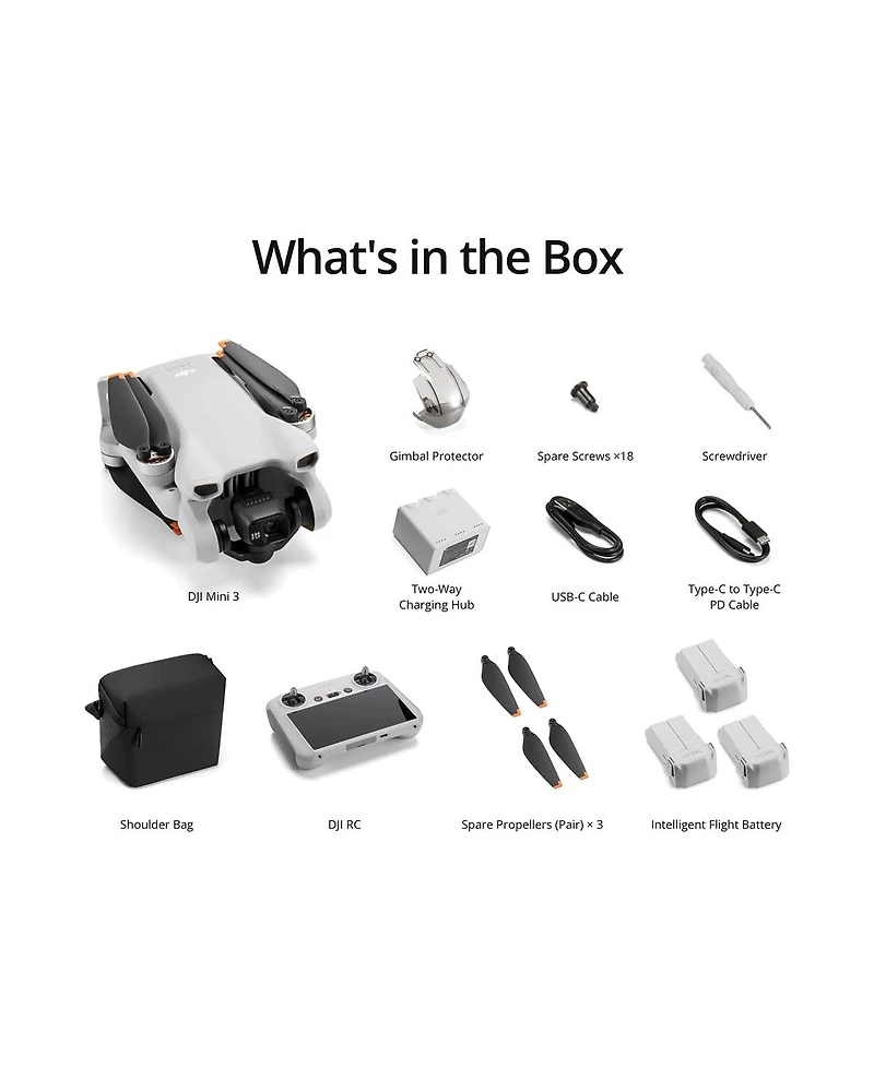 Dji Mini 3 Drone Fly More Combo with Rc Remote Controller Bundle with 64GB microSD Card, Corel Pc Software Kit, Foldable Landing Pad