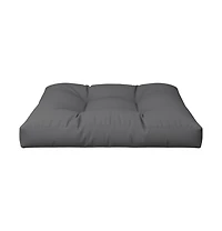 vidaXL Pallet Cushion Anthracite 27.6"x27.6"x4.7" Fabri