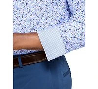 ConStruct Men's Floral-Print Dress Shirt