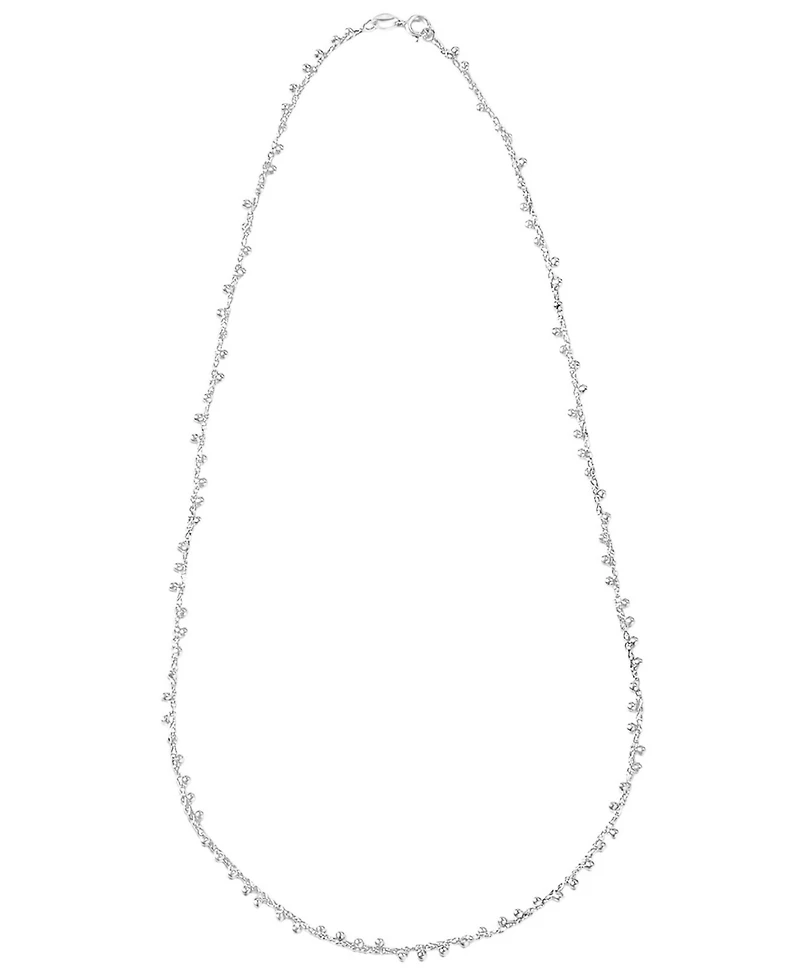 Giani Bernini Primavera Sterling Silver Ball Stud Necklace