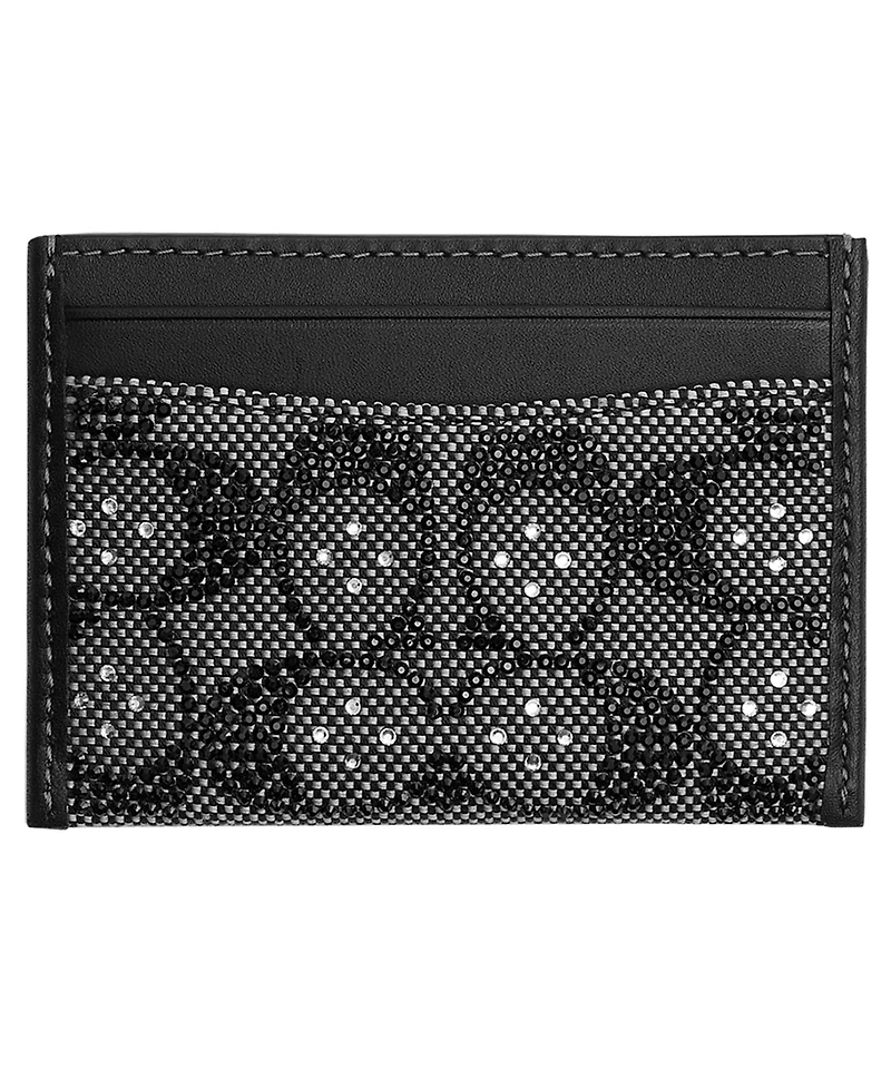 Coach Women's Crystal Signature Jacquard Essential Card Case
