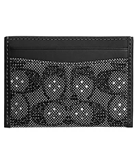 Coach Women's Crystal Signature Jacquard Essential Card Case