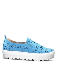 Patrizia Women's Angelita Geometric Cutout Slip-On Platform Athleisure Shoes