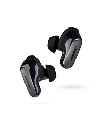 Bose QuietComfort Ultra Wireless Noise Cancelling Earbuds, Black, Bundle with Usb-c/Usb-a Wall Charger