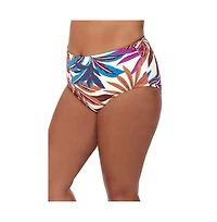 Profile by Gottex Women's Plantopia Shirred High Waist Swim Bottom