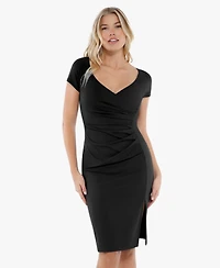 Popilush Women's Shapewear Modal Slimming Lace Trim Henley Tank Maxi Dress