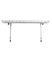 Household Essentials Rear Display Over-The-Washer Storage Shelf, Silver
