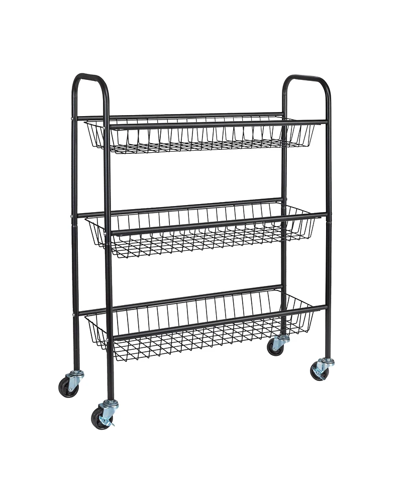 Household Essentials 3-Tier Slim Storage Cart