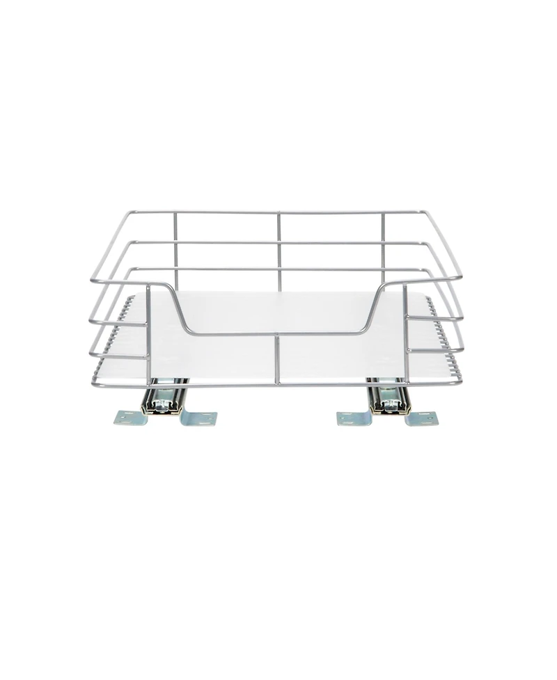 Household Essentials Glidez Steel Pull-Out Storage Organizer, -Tier Design