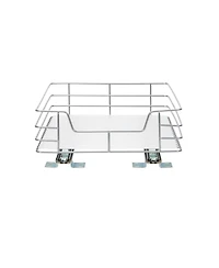 Household Essentials Glidez Steel Pull-Out Storage Organizer, -Tier Design