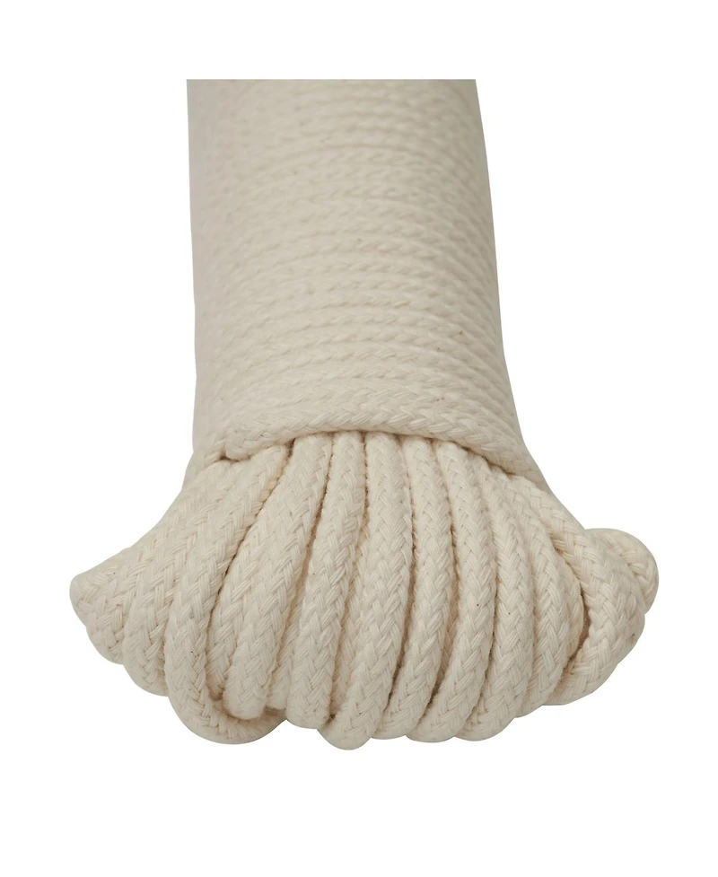 Household Essentials All-Purpose Cotton Clothesline Rope, 100, Off White