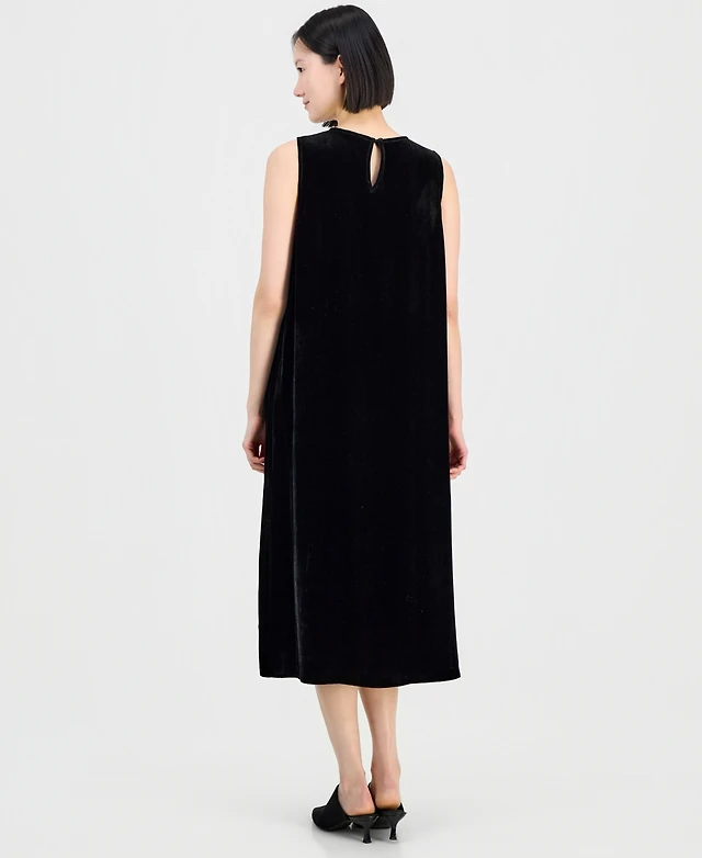 Eileen Fisher Women's Velvet Sleeveless Dress at Foxvalley Mall in Aurora,  IL