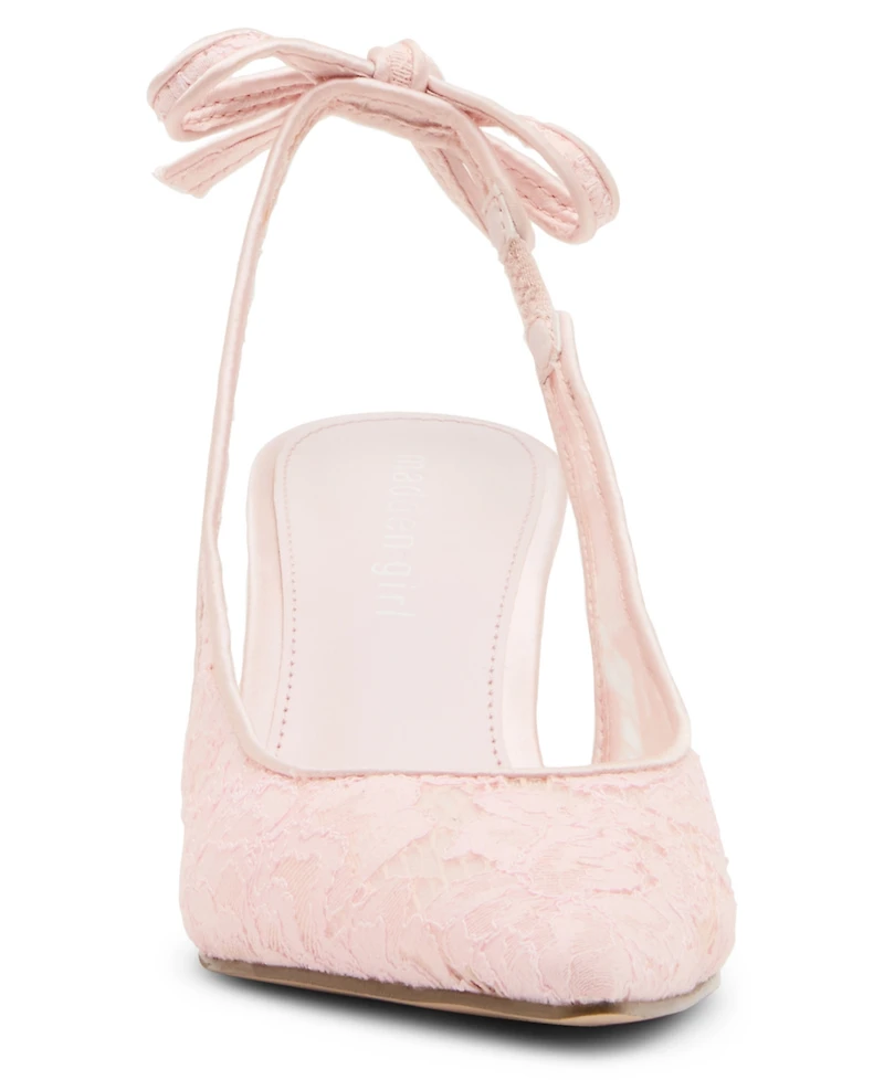 Madden Girl Women's Bizzy Slingback Bow Pumps