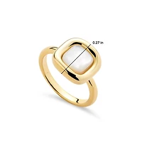 Ana Luisa Statement Ring - Clara Mother of pearl