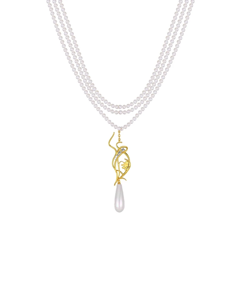 Retro Chic Lily of the Valley Necklace