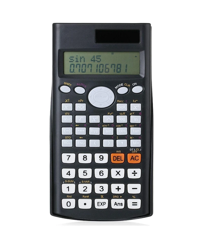 Mr. Pen Scientific Calculator, Solar Power, 2 Line Calculator,