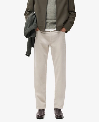 Mango Men's Corduroy Regular-Fit Pants