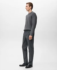 Mango Men's Pinstripe Cotton Slim-Fit Pants