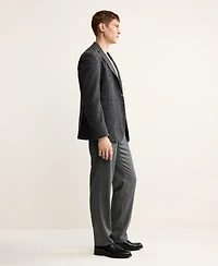 Mango Men's Slim Fit Wool Blend Blazer