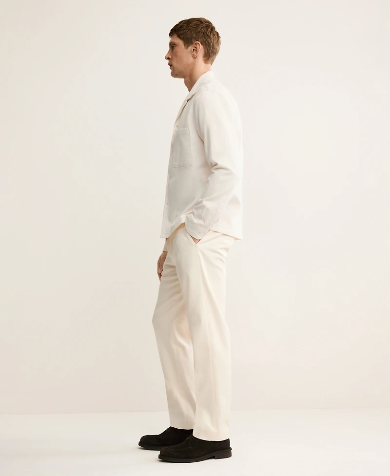 Mango Men's Cotton Regular Fit Pocket Shirt