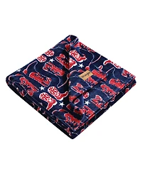 Wrangler Americana Printed Ultra Soft Plush Fleece Throw, 50" x 70"