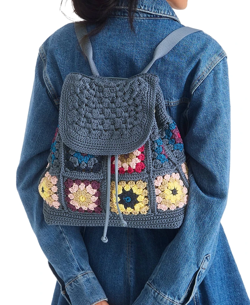 Women's Sayulita Crochet Backpack