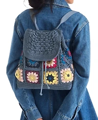 Women's Sayulita Crochet Backpack