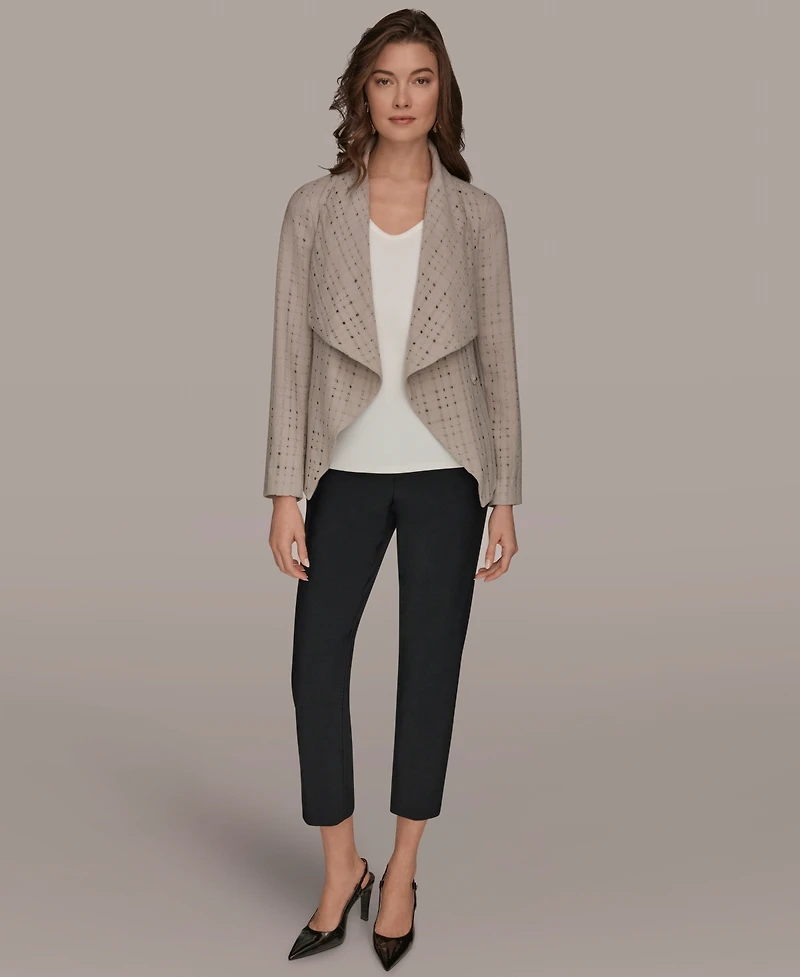 Donna Karan New York Women's Wrap Jacket with Belt