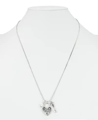 Patricia Nash Adjustable Lock and Key Charm Necklace