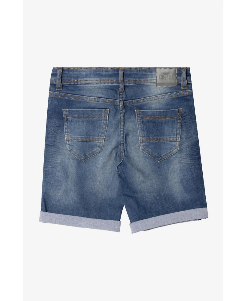 Cultura Big Boys Roll-Up Denim Shorts 2-Pack