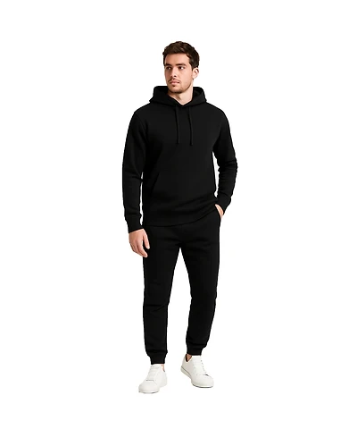 Galaxy By Harvic Men's Pull-On Hoodie and Jogger Pants, 2-Piece Set