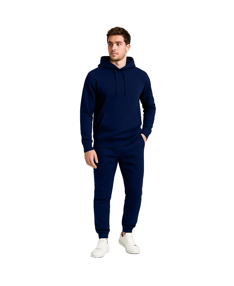 Galaxy By Harvic Men's Pull-On Hoodie and Jogger Pants, 2-Piece Set