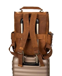 Velez Archaeology Men Backpack in Vintage Leather
